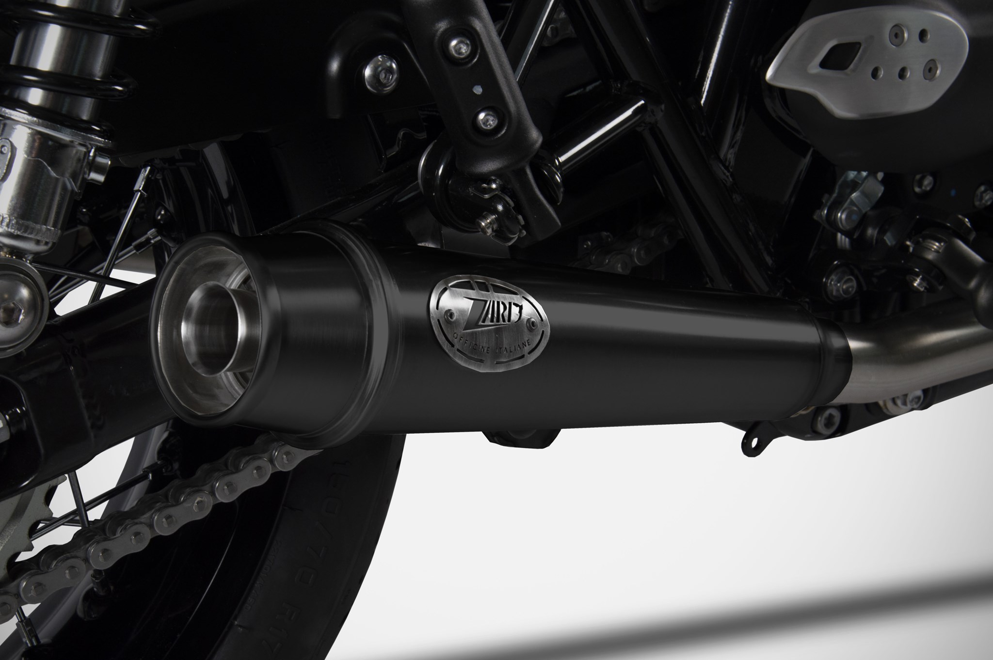 Slip-On Zard Acciaio Inox Omologato Nero per TRIUMPH BONNEVILLE T120 2021-2023