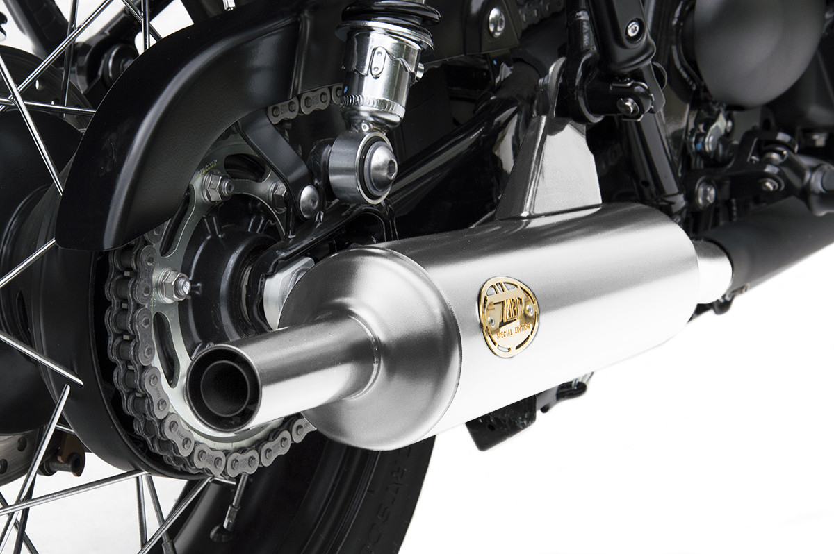 Slip-On Zard Acciaio Inox Lucidato Omologato a "BOTTIGLIA" per TRIUMPH BONNEVILLE T120 2016-2020