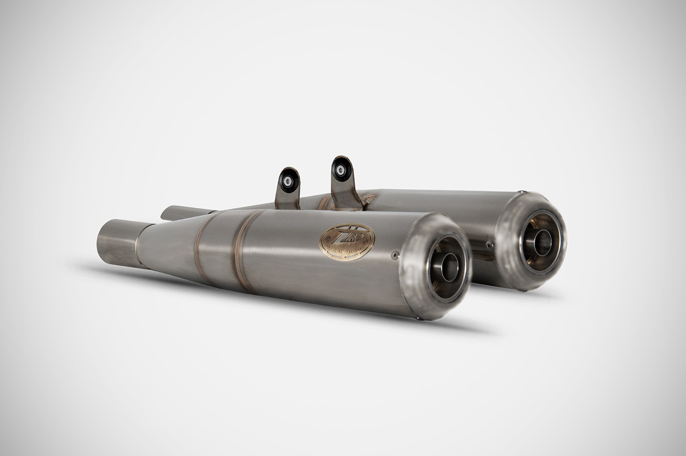 Slip-On Zard Acciaio Inox Omologato Satinato "CONICO" Fondello Inox per TRIUMPH SPEED TWIN 1200 2019-2020