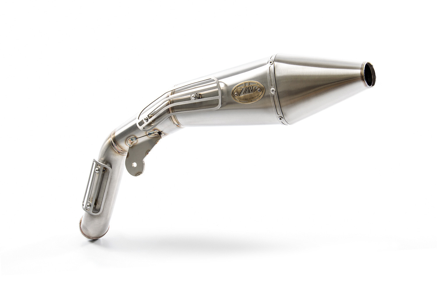 Slip-On Zard "R80" Acciaio Inox Racing Satinato per BMW R NINE T 2021-2023