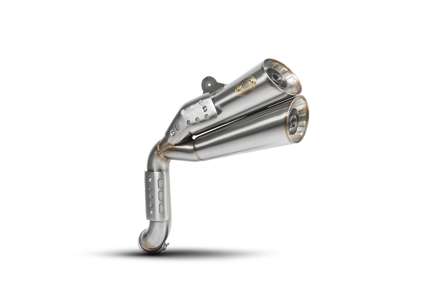 Slip-On Zard " HARDY" Acciaio Inox Omologato Satinato per BMW R NINE T SCRAMBLER 2017-2020