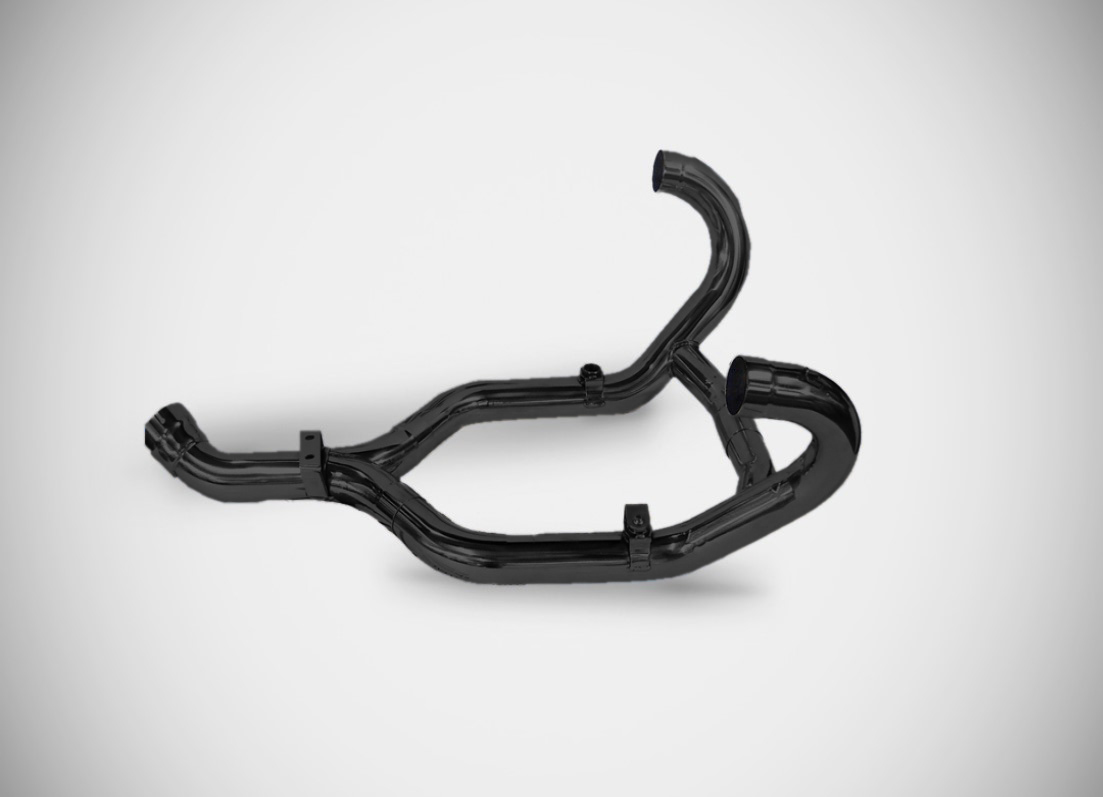 Kit Collettori Zard Titanio Racing Nero per BMW R 1200 R 2011-2013