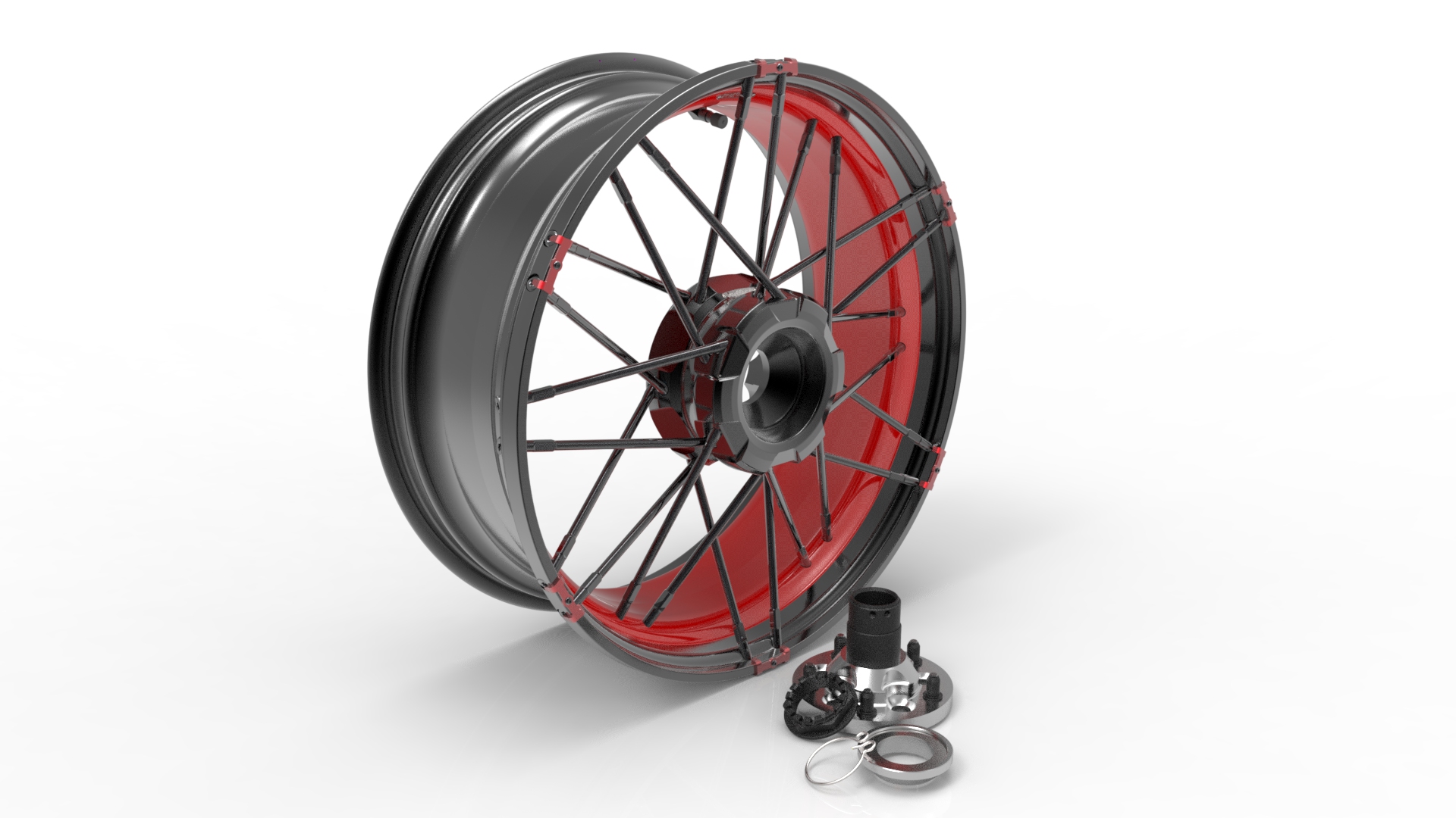 Cerchi a raggi Jonich 24M9 posteriore 6.00x17 per HONDA CB 1000 R 2018-2024