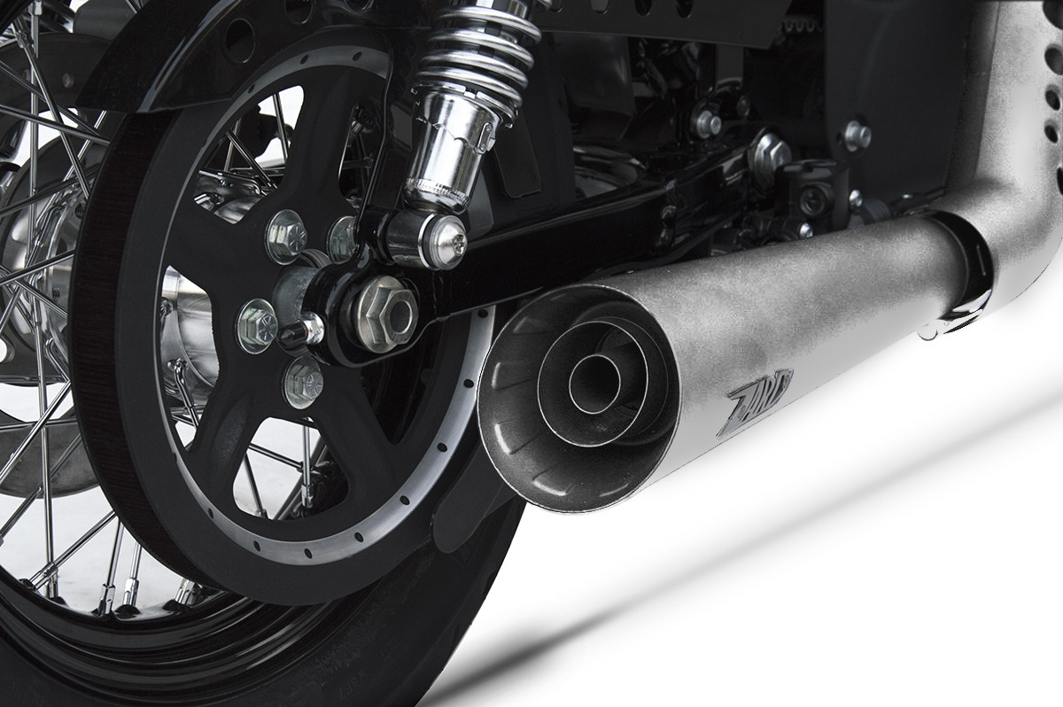 Kit Completo Zard 2>1 "SPORT" Acciaio Inox Satinato Racing per HARLEY DAVIDSON SPORTSTER 883 2014-2016