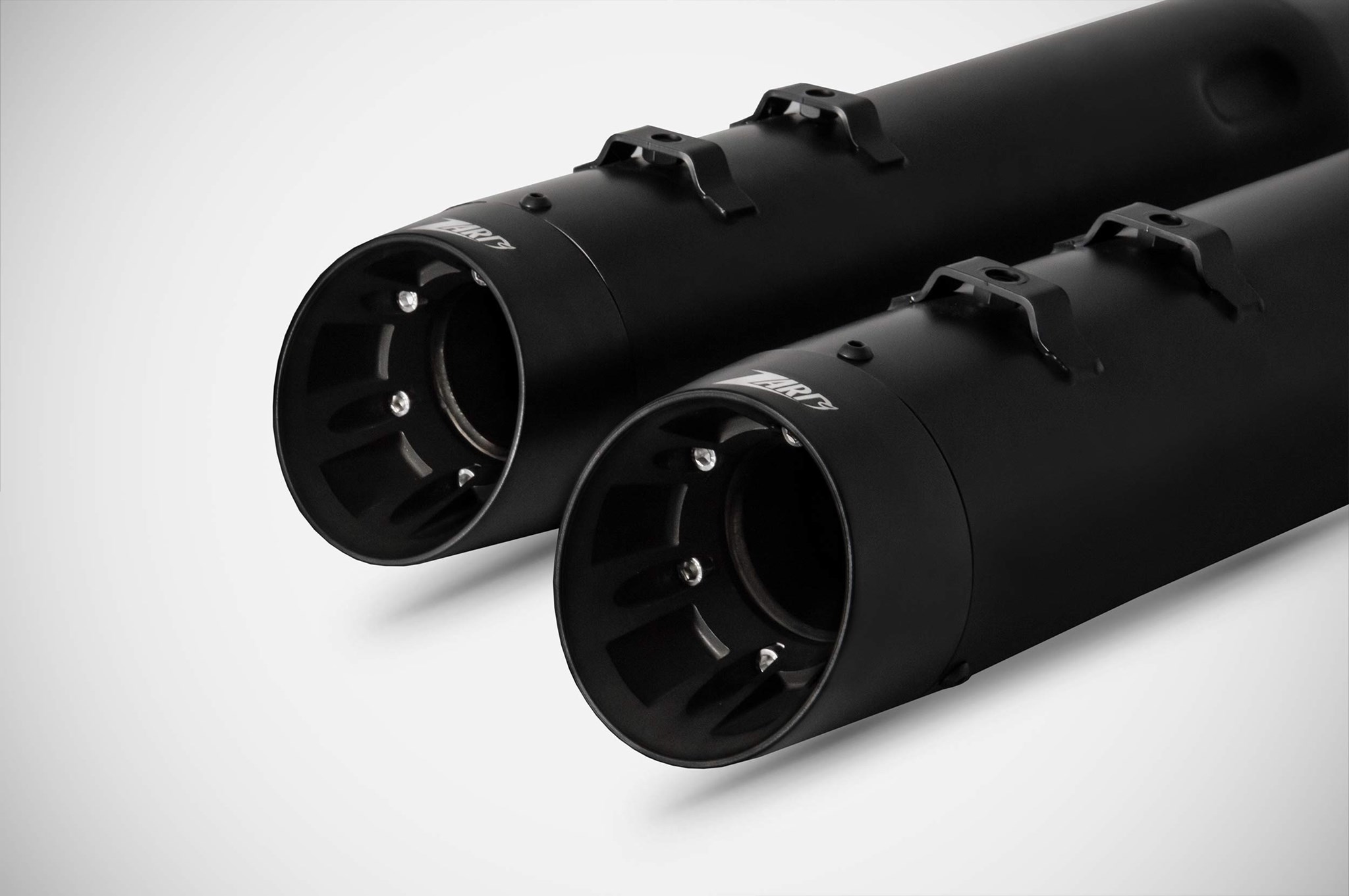 Slip-On Zard Acciaio Inox Nero Omologato con Fondello Alluminio per HARLEY DAVIDSON TOURING M8 2021-2023