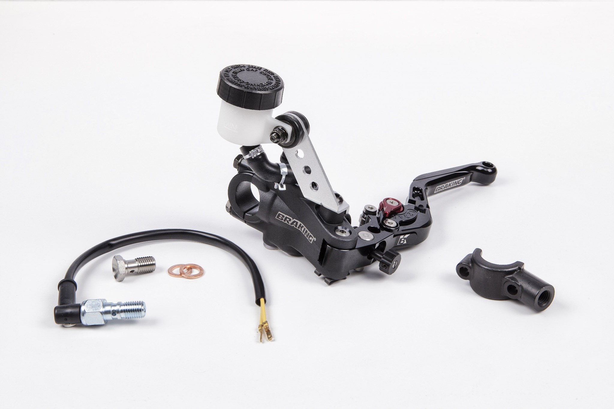 Pompa frizione radiale Braking RS-B1 Ø13 mm con leva snodata nera