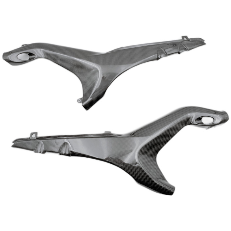 Fianchetti laterali sotto serbatoio carbonio LighTech per DUCATI STREETFIGHTER V4 2020-2024