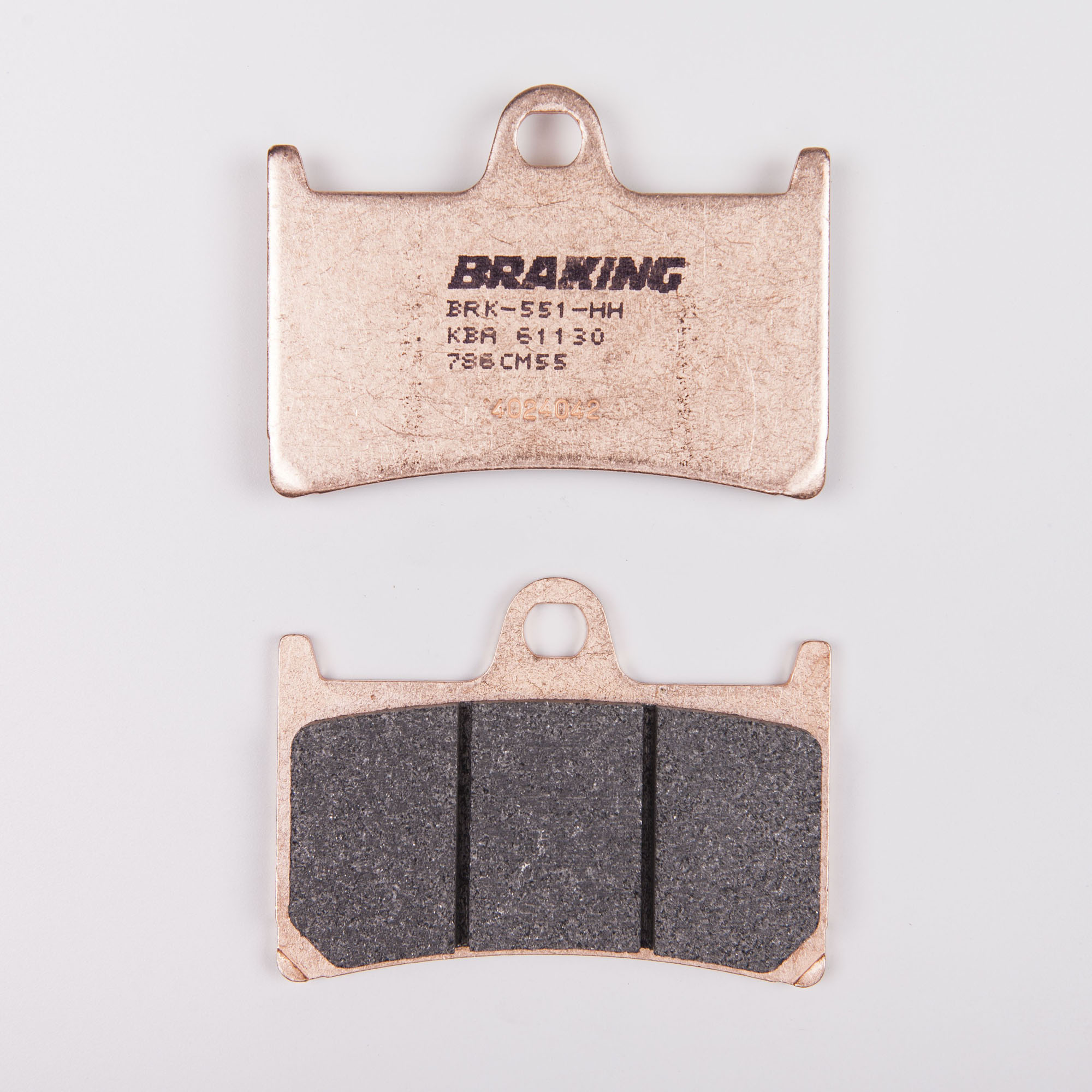 Pastiglie freno anteriori Braking CM55 per YAMAHA TRACER 700 2016-2020
