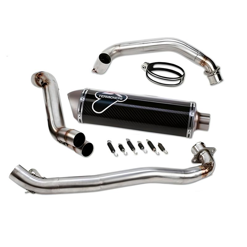 Kit Completo Termignoni Racing in Acciaio Inox con terminale in carbonio per DUCATI HYPERMOTARD 1100
