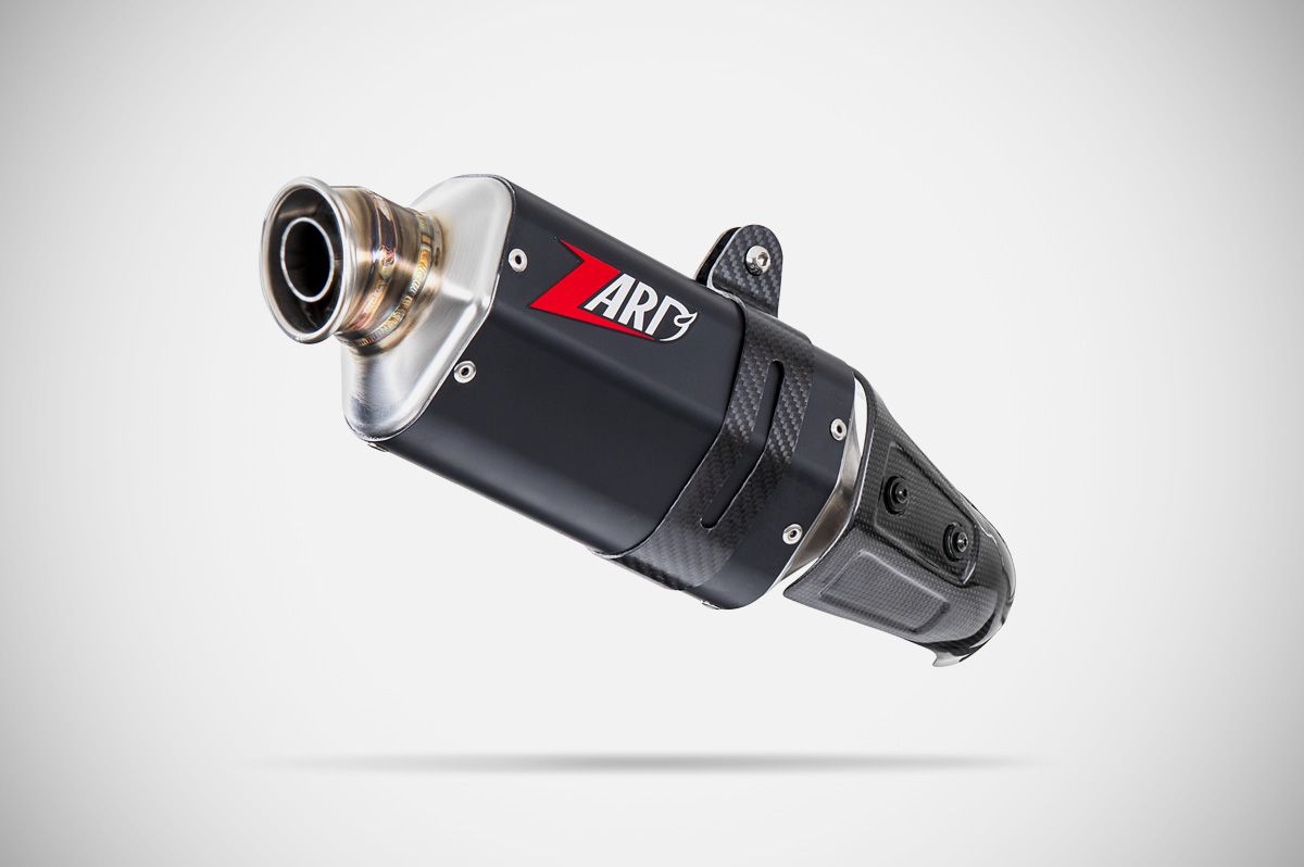 Slip-On Zard Acciaio Inox Nero Racing per ROYAL ENFIELD GUERRILLA 450 2024-2025
