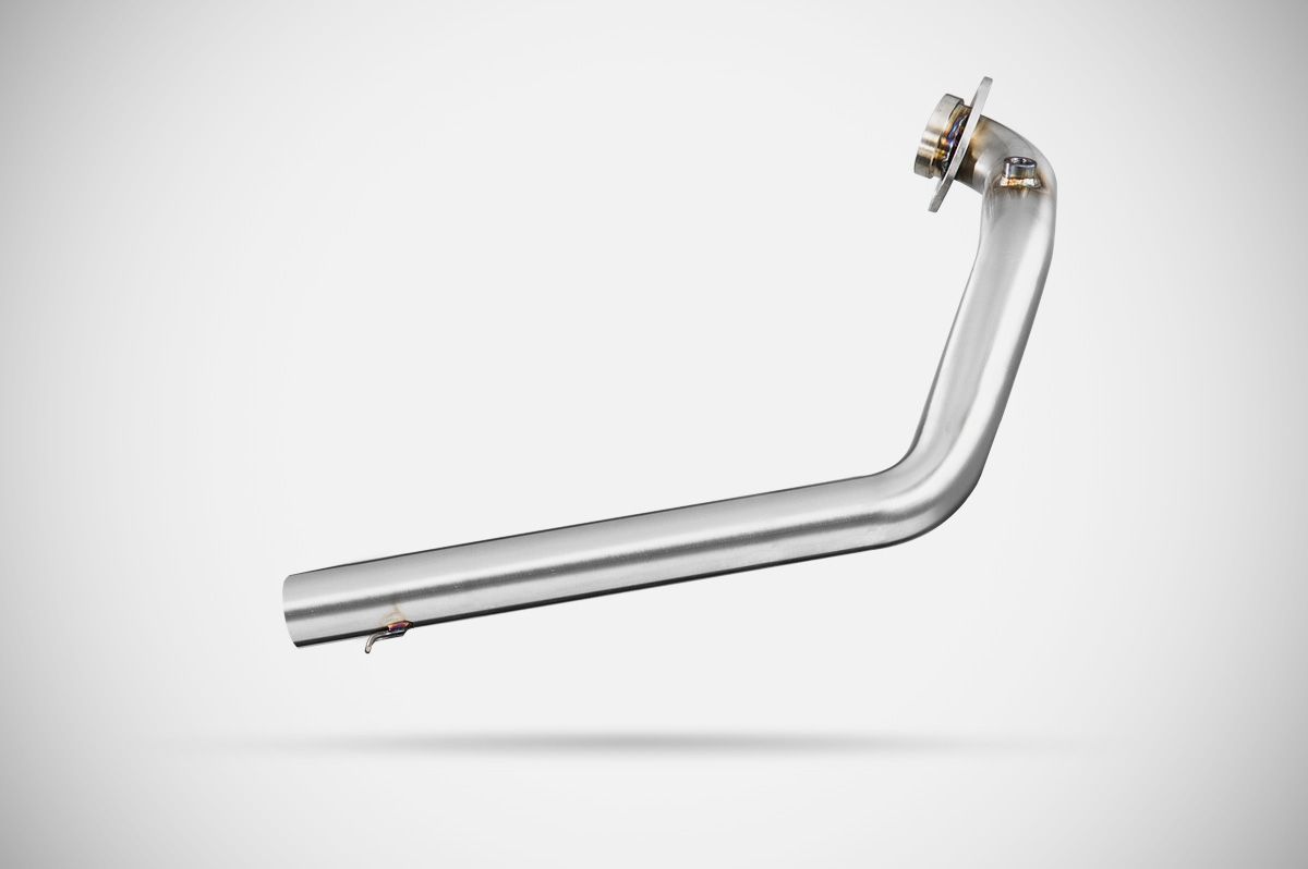 Collettore Anteriore Decatalizzatore Zard Acciaio Inox per ROYAL ENFIELD GUERRILLA 450 2024