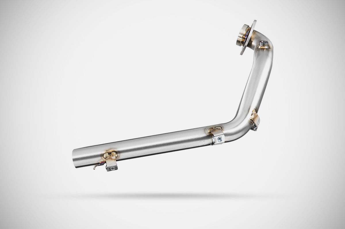 Collettore Anteriore Decatalizzatore Zard Acciaio Inox per ROYAL ENFIELD HIMALAYAN 450 2024
