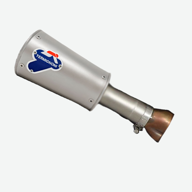 Kit Silenziatore Termignoni GP2R - R Racing in Acciaio Inox con fondello in Acciaio Inox e raccordo incluso per BMW S 1000 RR 2019-2024