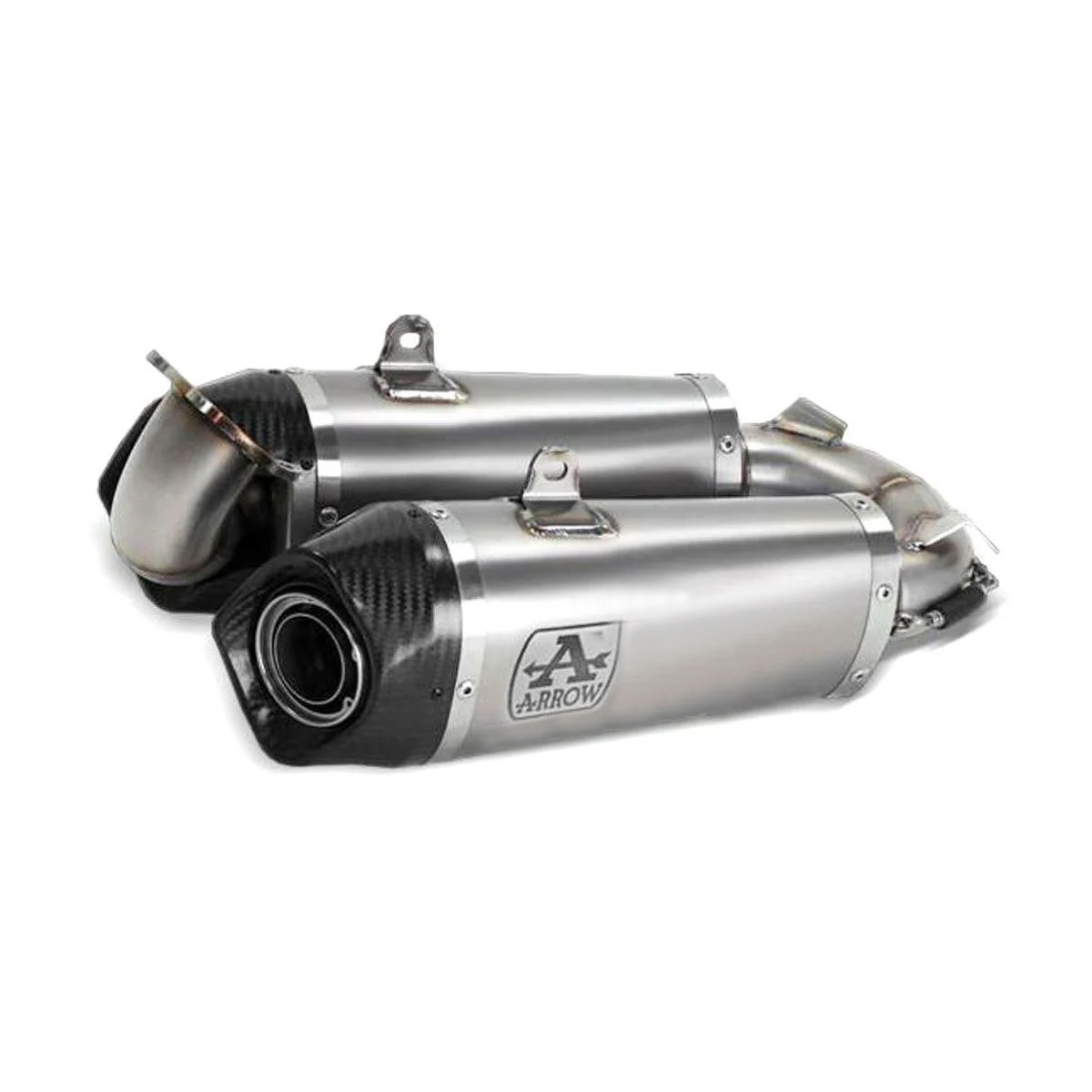 Coppia terminali racing Arrow Works Titanio per DUCATI PANIGALE V2 2020-2024