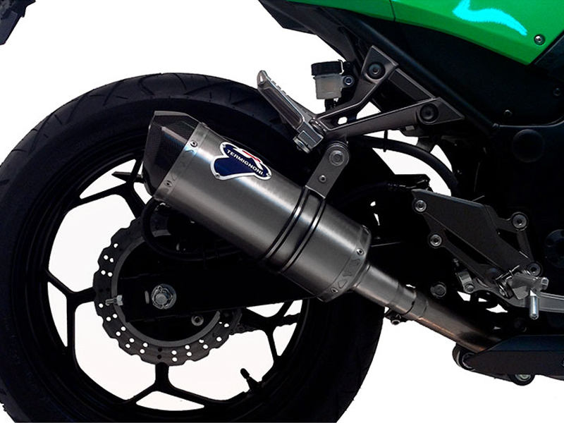 Silenziatore Termignoni Racing in Acciaio Inox per KAWASAKI NINJA 300 R 2012-2017