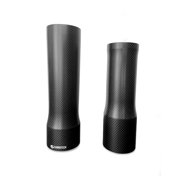 Protezioni forcella Öhlins carbonio GS Carbotech per DUCATI STREETFIGHTER V4 2020-2024
