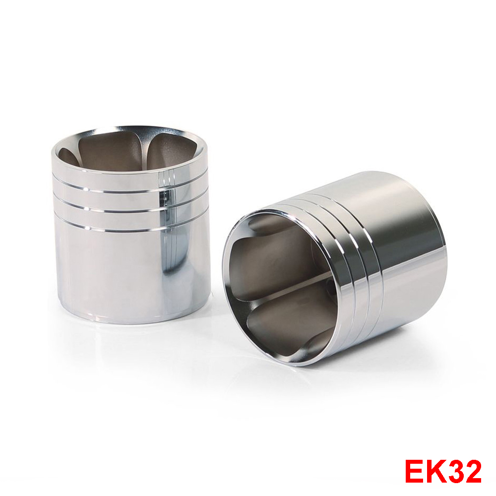 Coppia finali Remus Straight End V2 acciaio cromato EK32