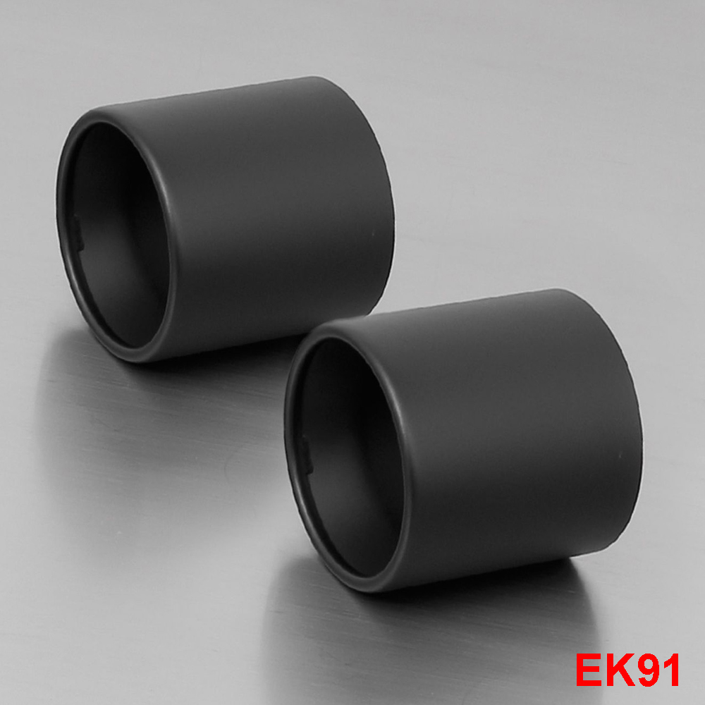 Coppia finali Remus Straight End acciaio nero EK91