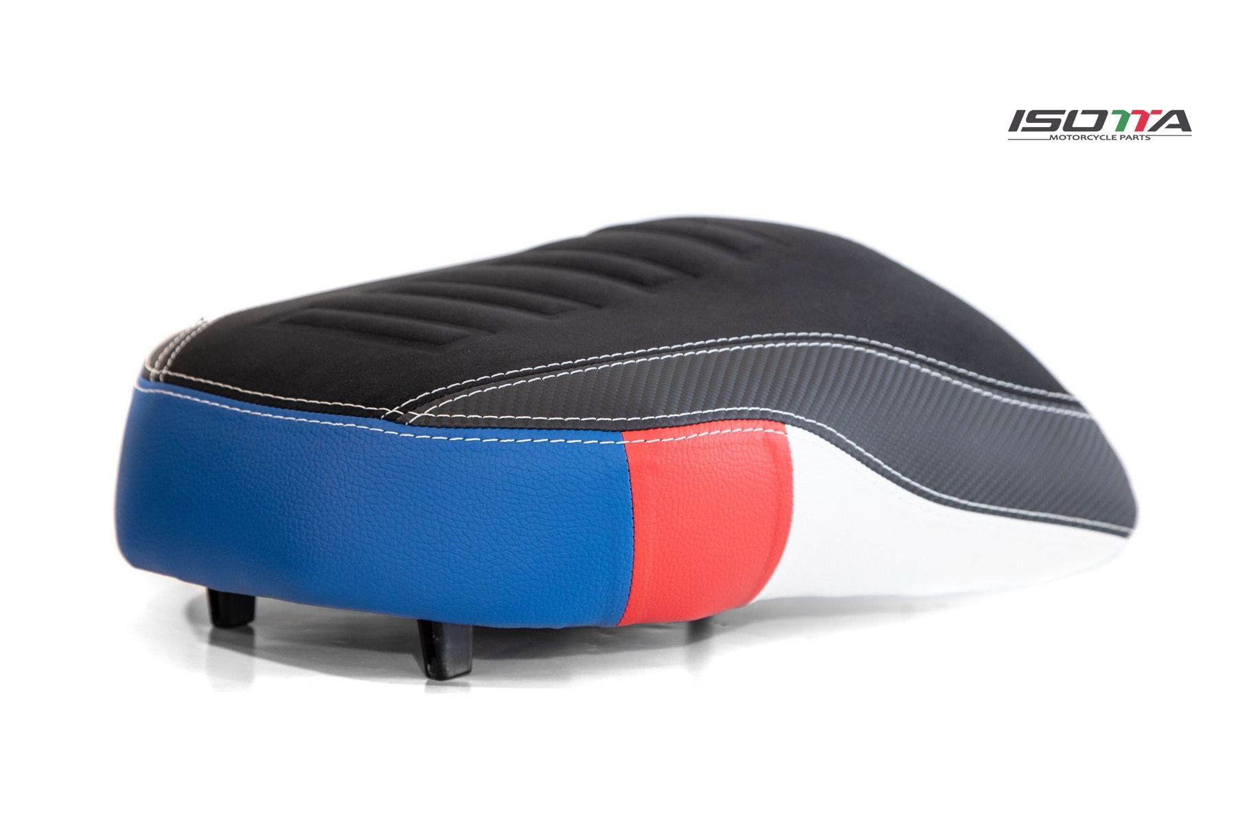 Sella passeggero Bianca/Rossa/Blu Isotta per BMW R 1200 GS 2013-2018