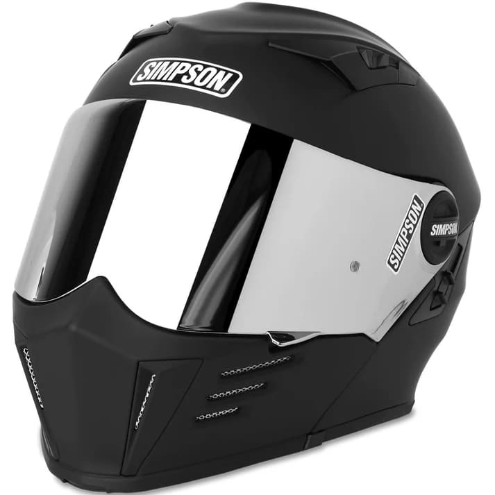 Casco Simpson Darksome Nero Opaco