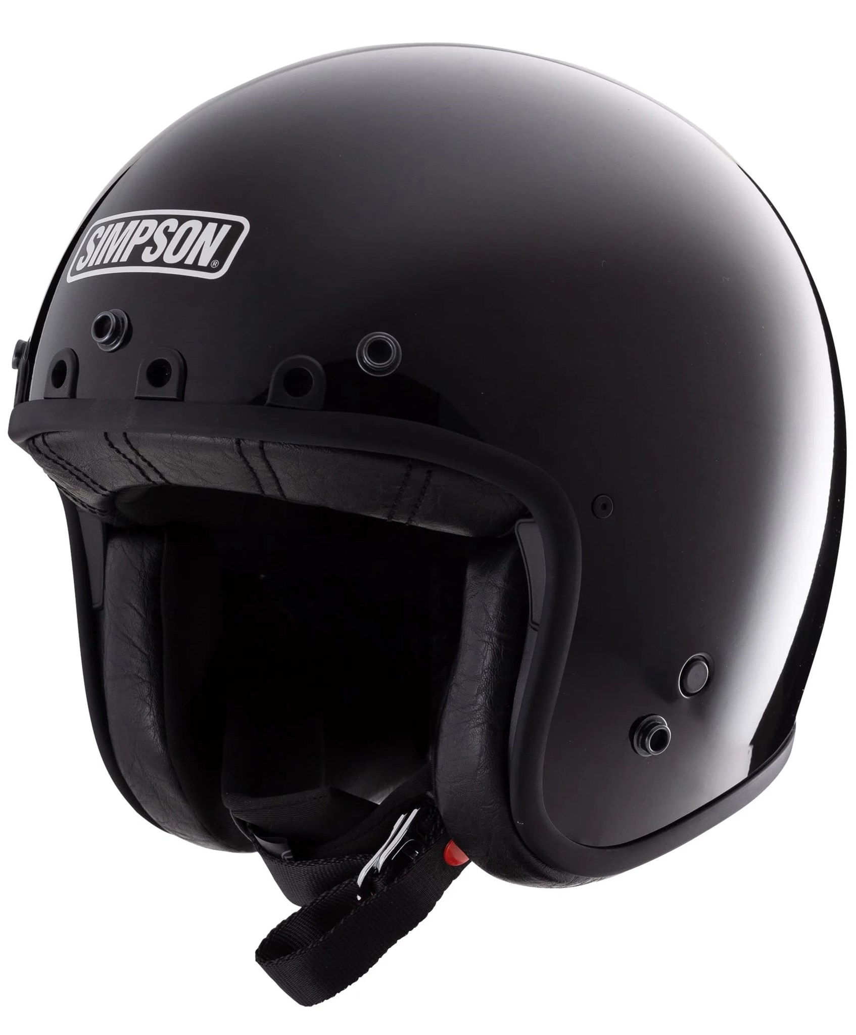 Casco Simpson Chopper Nero