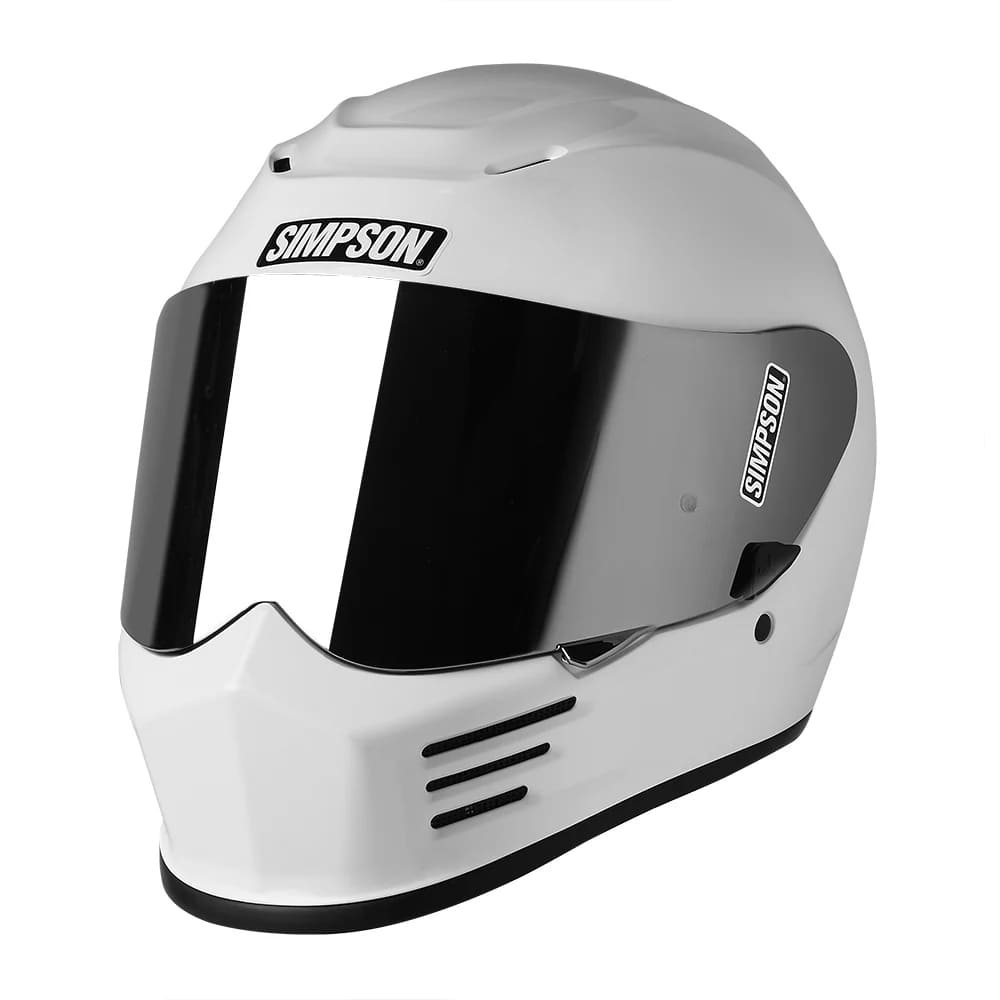 Casco Simpson Speed Bianco E-06