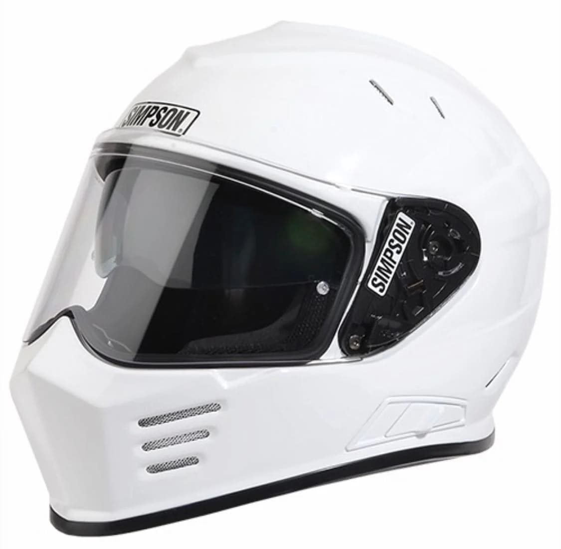 Casco Simpson Venom Bianco E-06