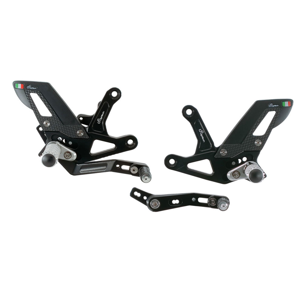 Pedane regolabili "W" Version Lightech per TRIUMPH SPEED TRIPLE 1200 RS/RR 2021-2024