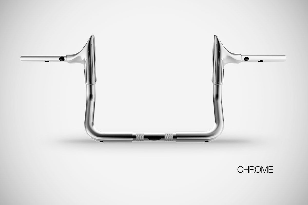 Manubrio Zard Bull 12 in Acciaio Inox Cromato per HARLEY DAVIDSON GRAND AMERICAN TOURING 2024-2025