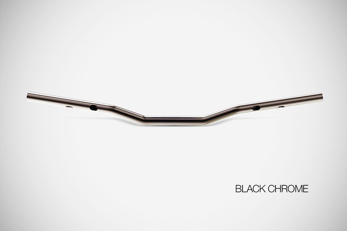 Manubrio Zard Sport Low in Acciaio Inox Cromato Nero per HARLEY DAVIDSON CRUISER 2024-2025