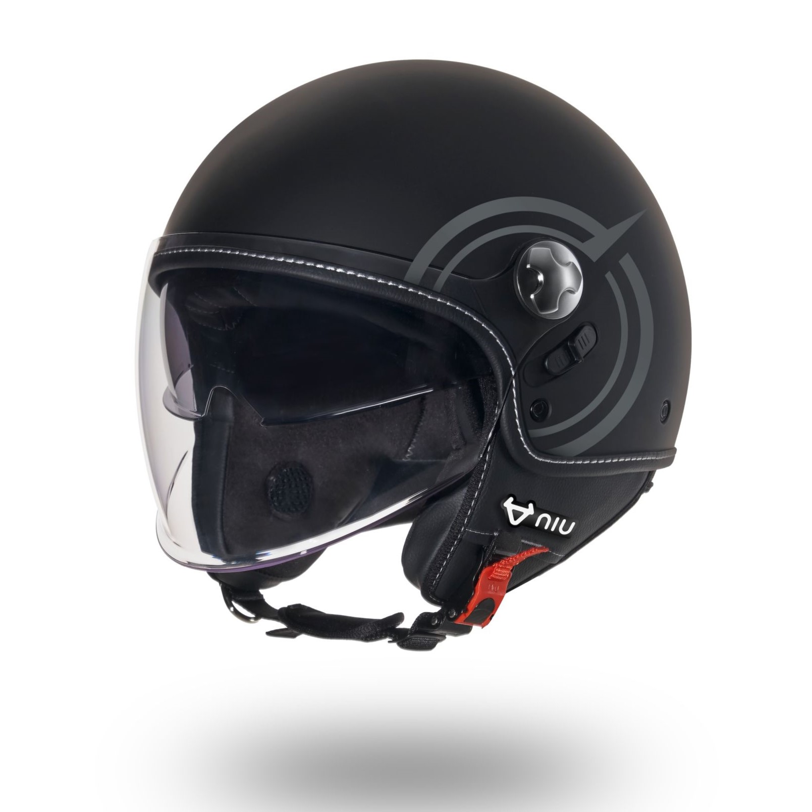 Casco Niu 10° Anniversario ECE Nero Opaco Taglia XL