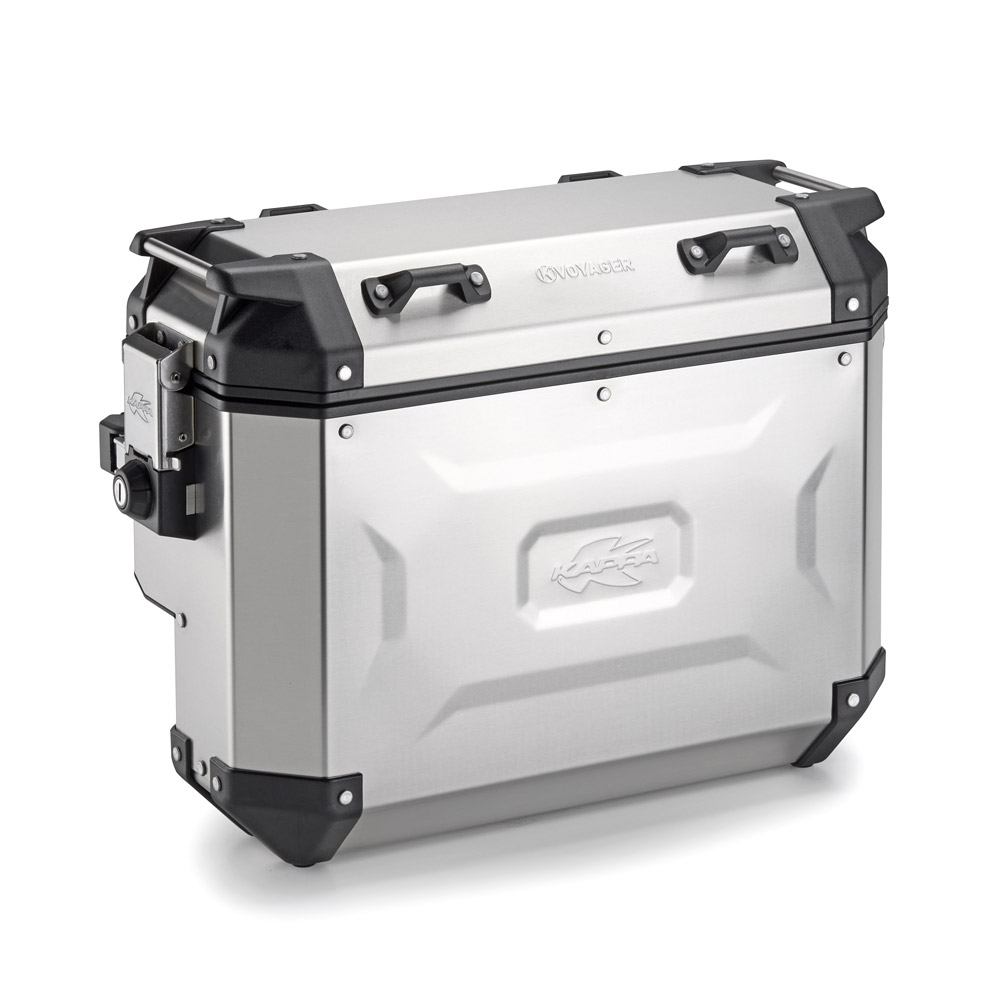 Valigia Laterale Destra Kappa K'VOYAGER 33lt Alluminio Grigio