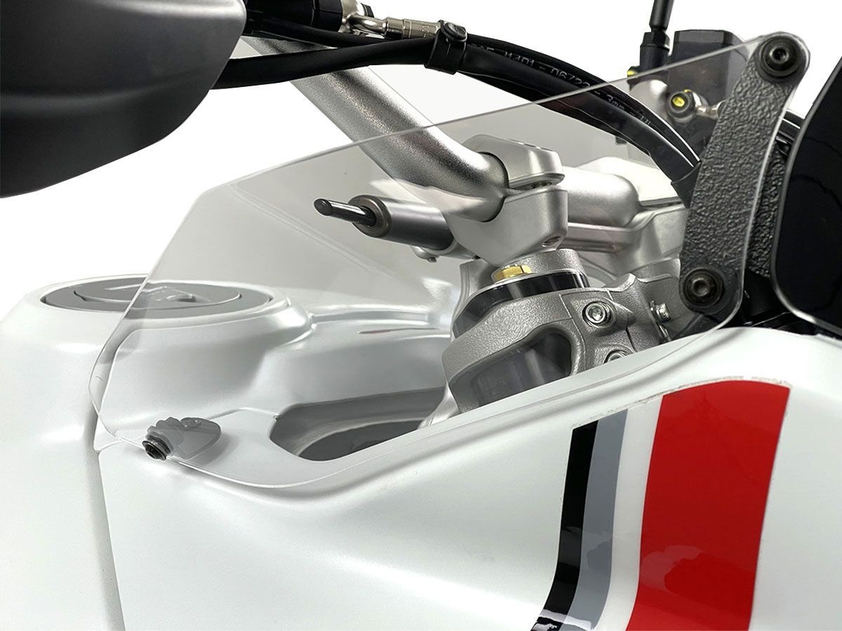 Coppia deflettori WRS Trasparente per DUCATI DESERT X 2022-2025
