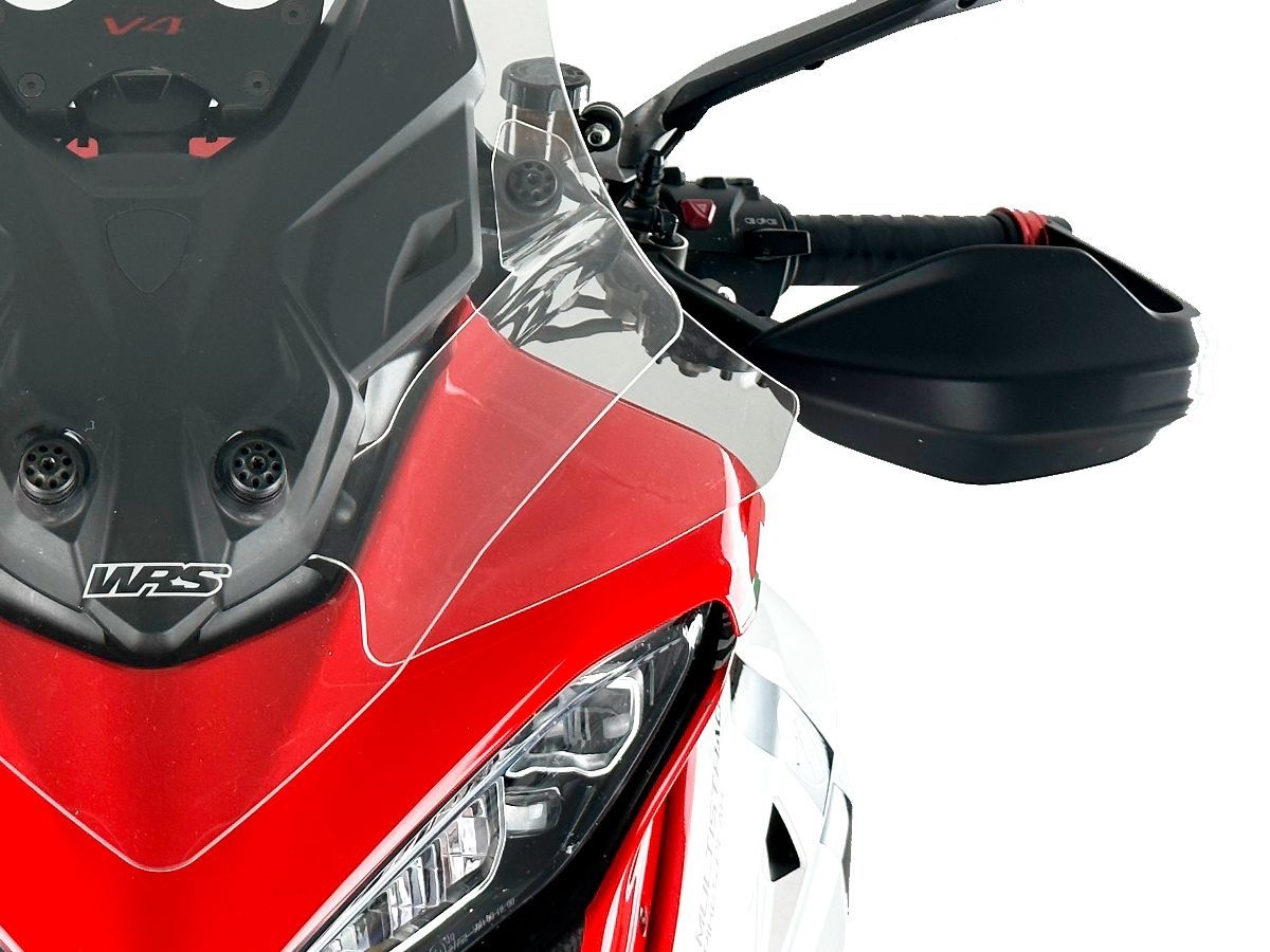 Coppia deflettori maggiorati WRS Trasparente per DUCATI MULTISTRADA V4 /S 2021-2026