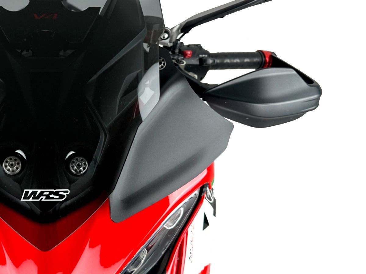 Coppia deflettori maggiorati WRS Nero opaco per DUCATI MULTISTRADA V4 /S 2021-2026