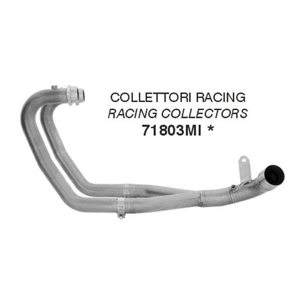 Collettori racing Arrow in Acciaio per MOTO GUZZI V85 TT 2025