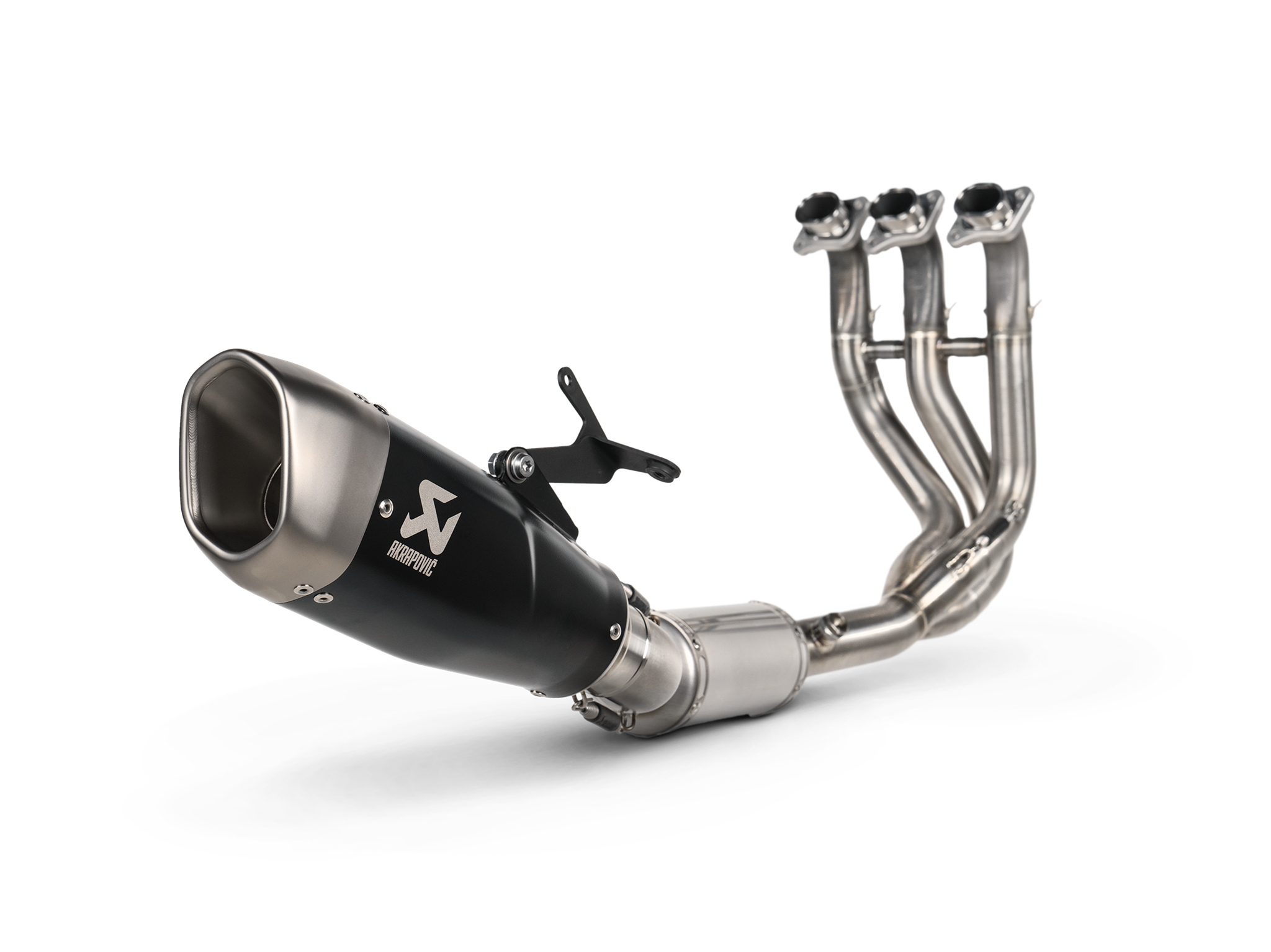 Scarico completo Akrapovic racing con silenziatore Titanio nero per TRIUMPH DAYTONA 660 2024-2025