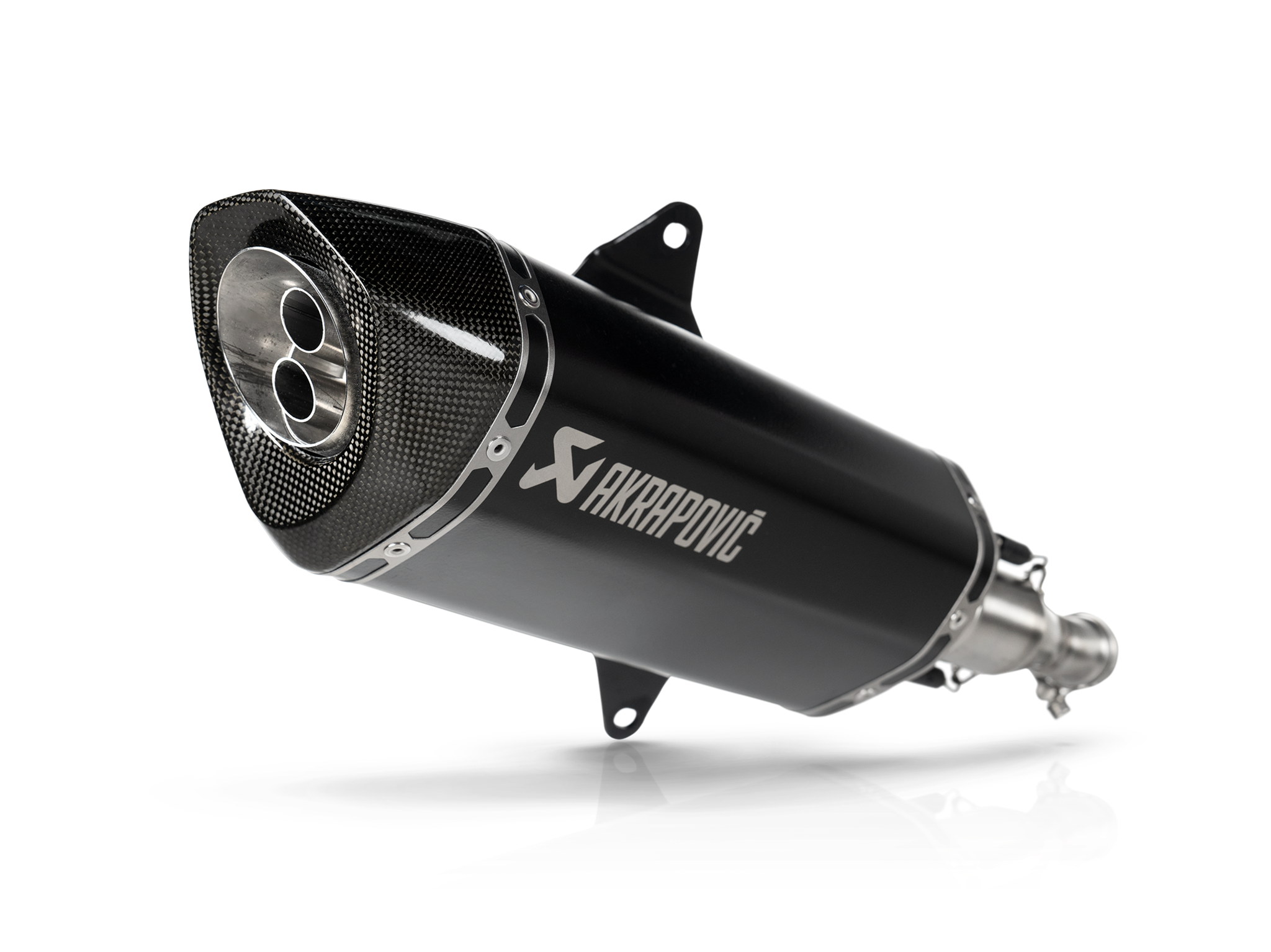 Silenziatore omologato Nero linea scooter Akrapovic per ITALJET DRAGSTER 300 2024