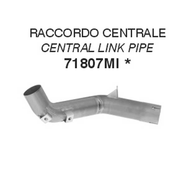 Curva centrale decatalizzatrice Arrow in Acciaio per VOGE VALICO 900 DSX 2025