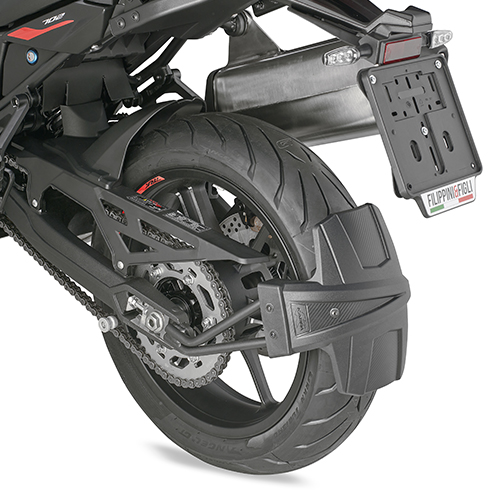 Paraspruzzi aggiuntivo Kappa KRM02 con kit attacchi per BENELLI TRK 702 X 2023-2025