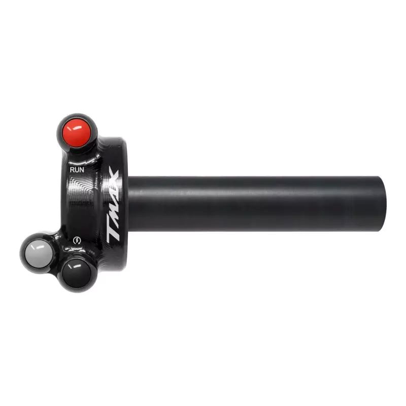 Comando Gas Jetprime con Pulsantiera Integrata con Logo e Tubo Gas per YAMAHA T-MAX 500 2008-2011