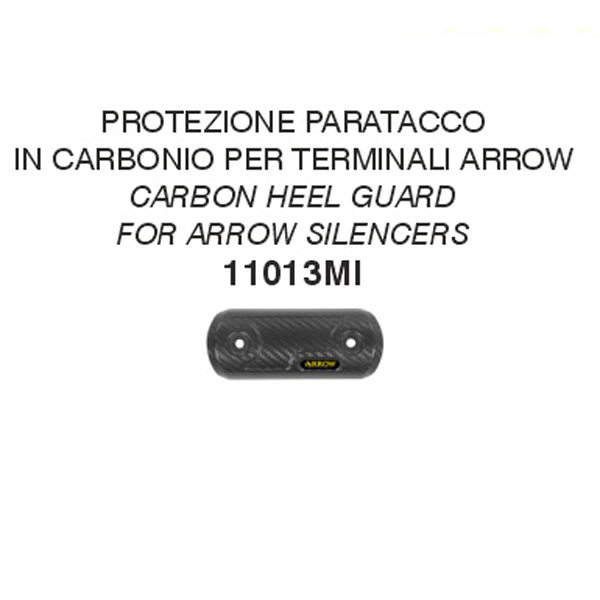Cover paratacco in carbonio Arrow per KOVE 800 RALLY 2025