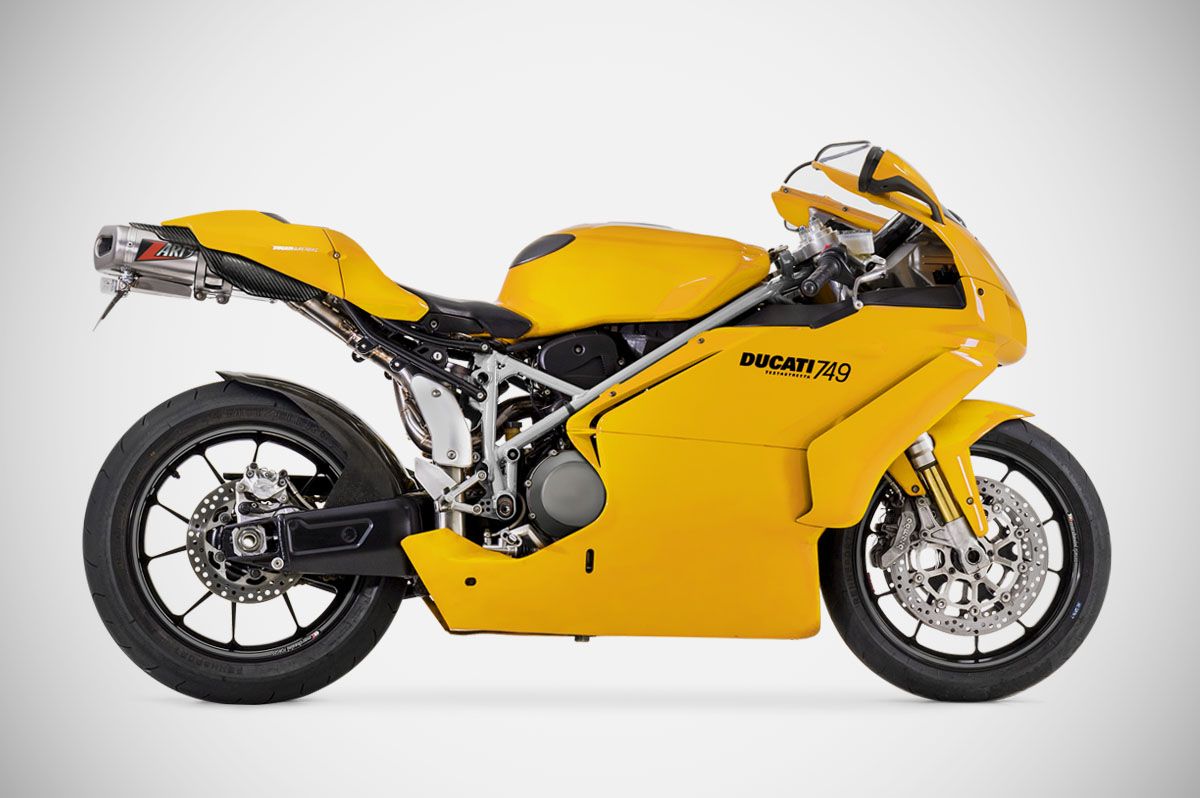 Kit Completo Zard Acciaio Inox Racing Coppa Alta Monoposto per DUCATI 749 2003-2006