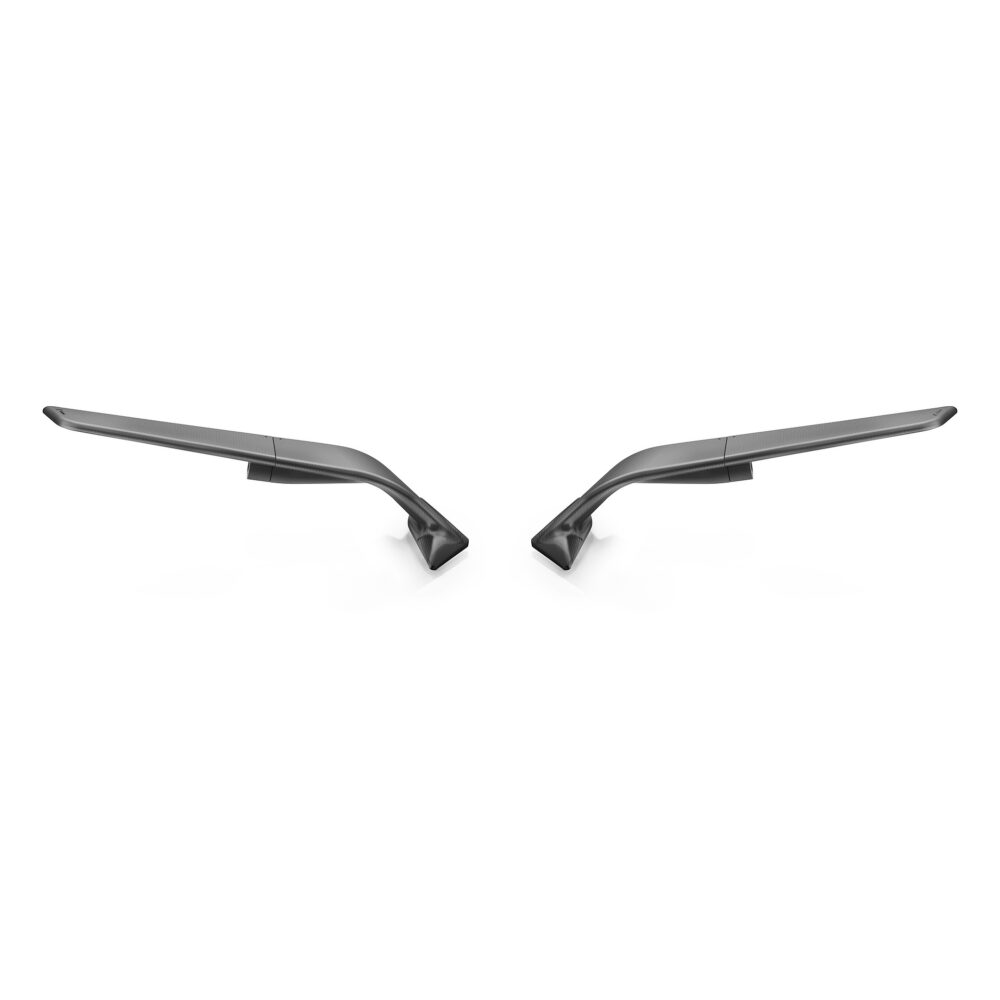 Coppia Specchi Retrovisori Stealth Rizoma Grigio Titanio per DUCATI PANIGALE V2 2021-2024