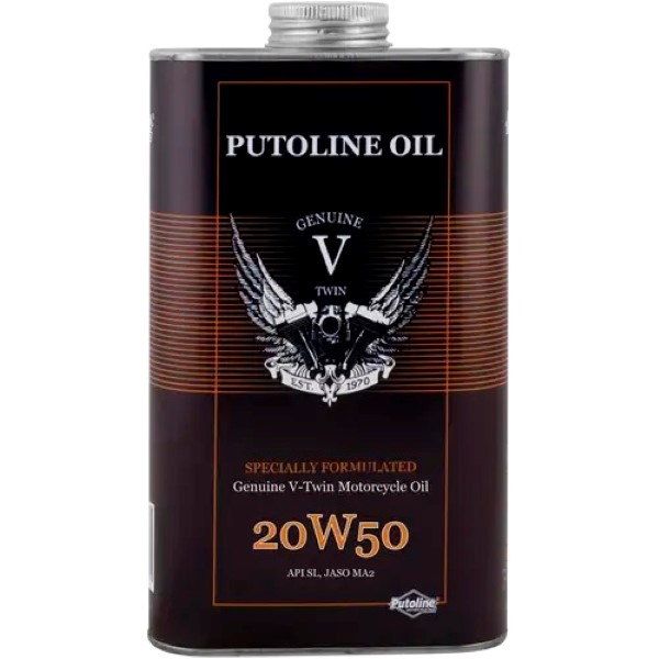 Olio 4 tempi Genuine V-Twin 20W-50 Putoline
