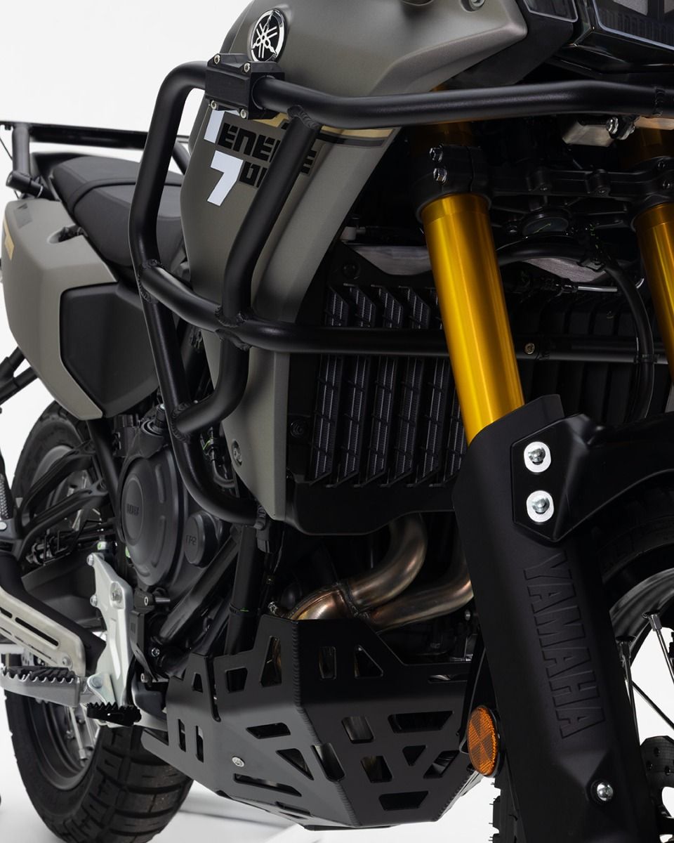 Crash bar superiore in alluminio Nero Isotta per YAMAHA TENERE' 700 2025