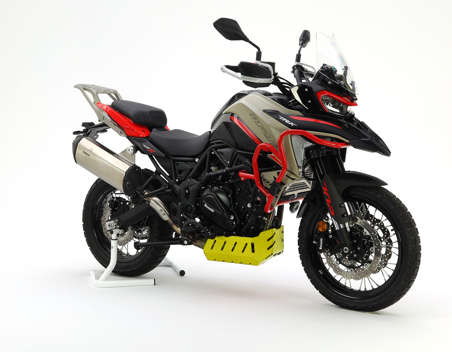Protezione motore alluminio Giallo Isotta per BENELLI TRK 702 2023-2024