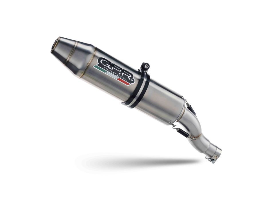 Silenziatore Deeptone ATV Acciaio Inox Omologato GPR per POLARIS SCRAMBLER 2001-2012