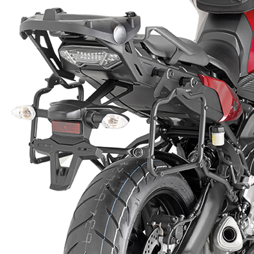 Portavaligie laterale Kappa a rimozione rapida specifico per valigie MONOKEY o RETRO FIT per YAMAHA TRACER 900 2015-2017