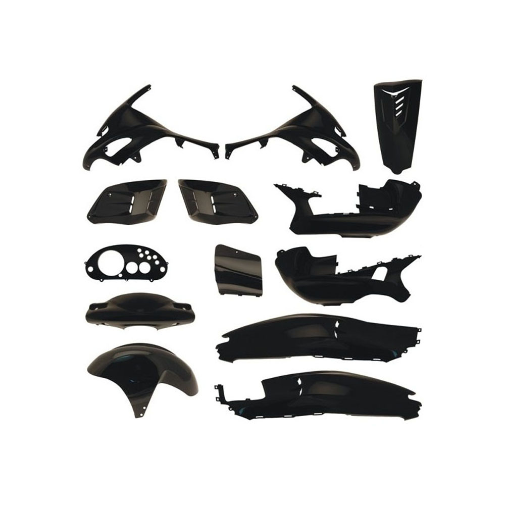 Kit carene stampate ad iniezione Nere per GILERA RUNNER 125 2000-2004